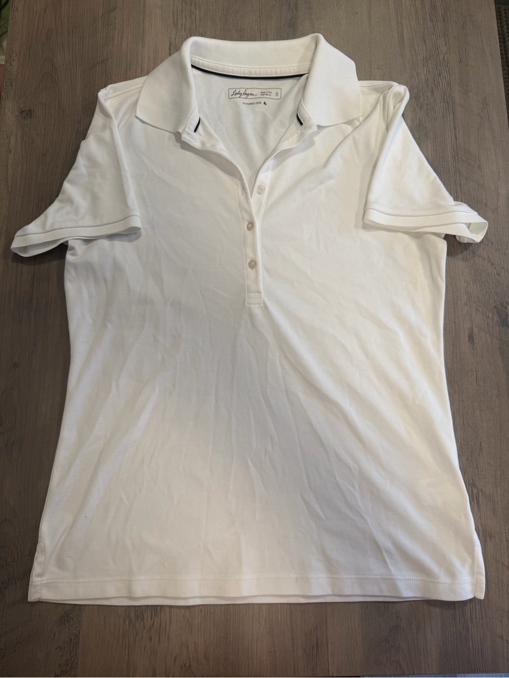 Lady Hagan White Polo Shirt